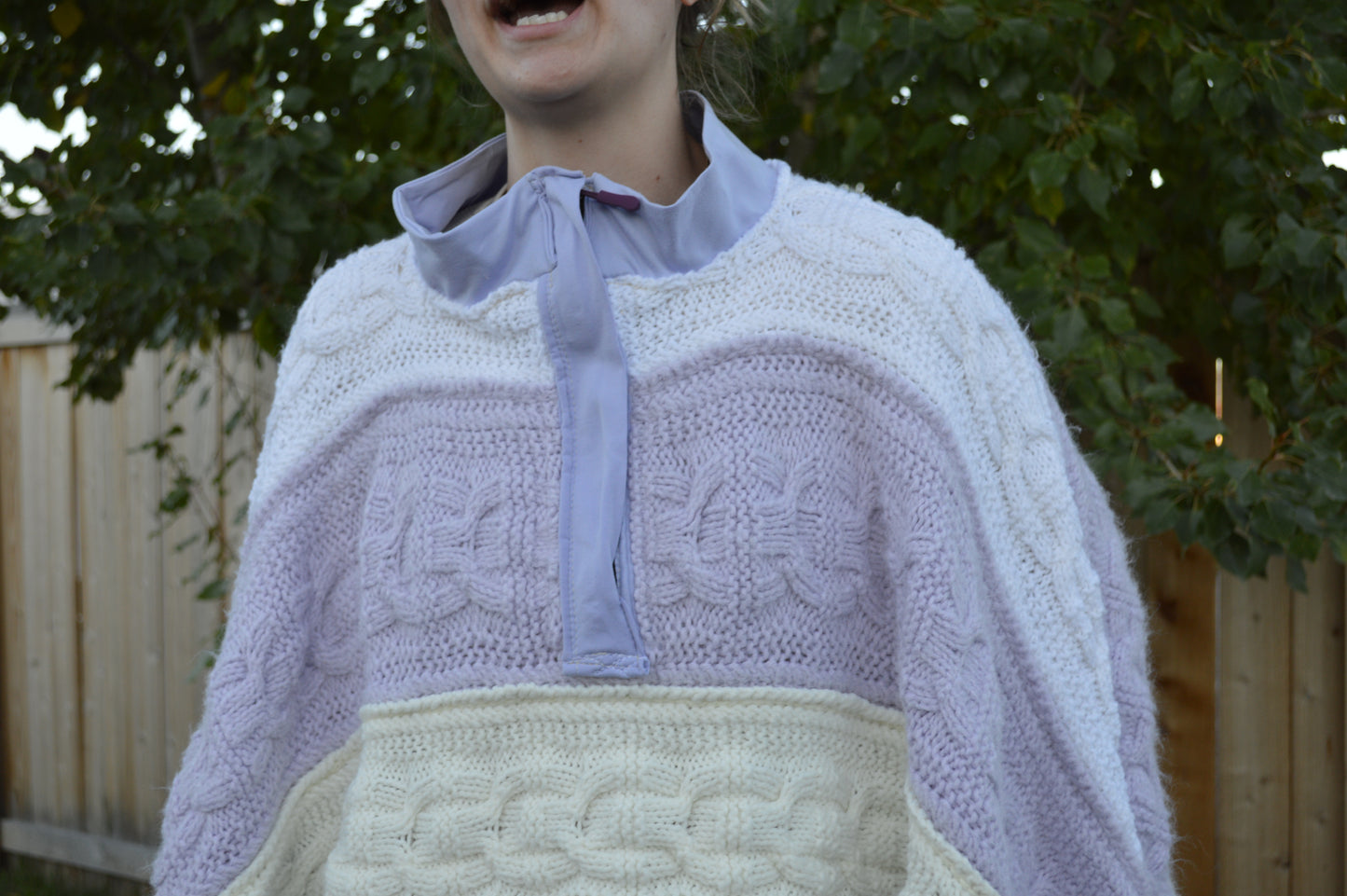 Crochet Cropped Poncho