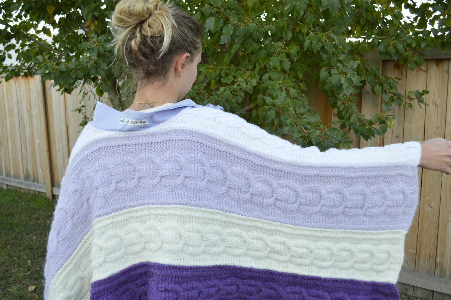 Crochet Cropped Poncho