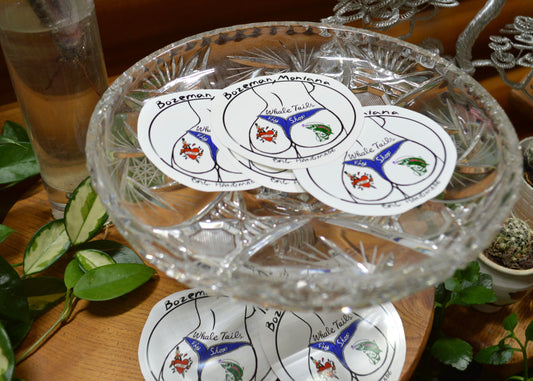 Whale Tales Fly Shop Sticker