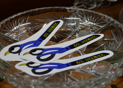 BAG Scissor Sticker