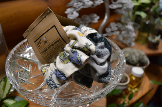 3-Piece Green Scrunchie Set