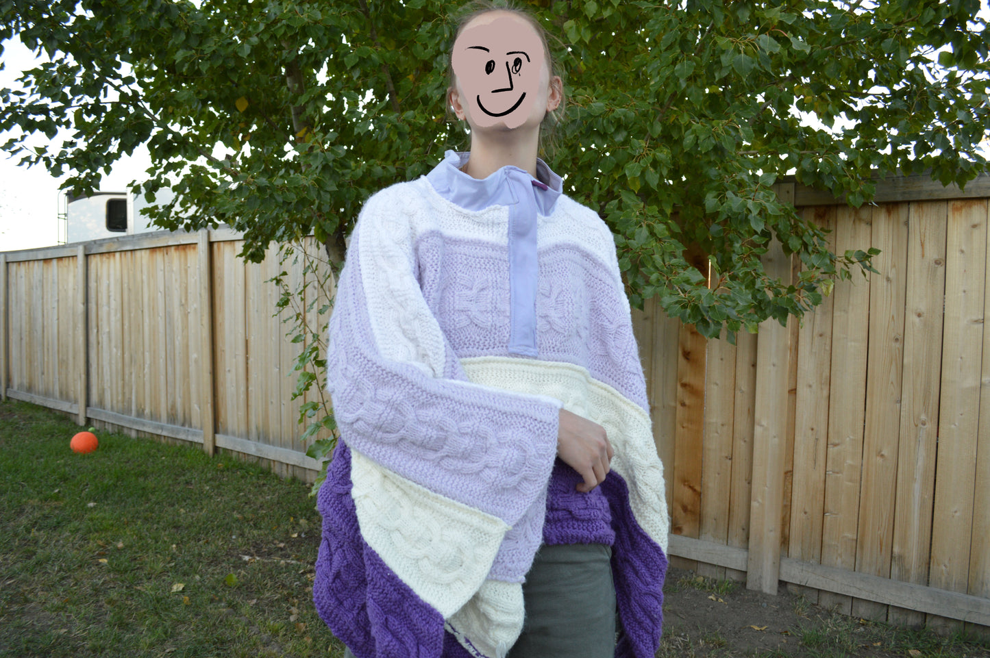 Crochet Cropped Poncho